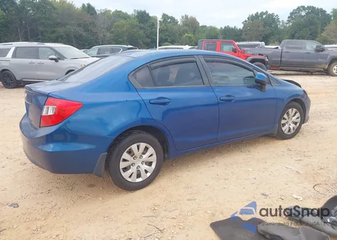 2012 Honda Civic Lx z USA, uszkodzony, nr VIN 2HGFB2F54CH513109